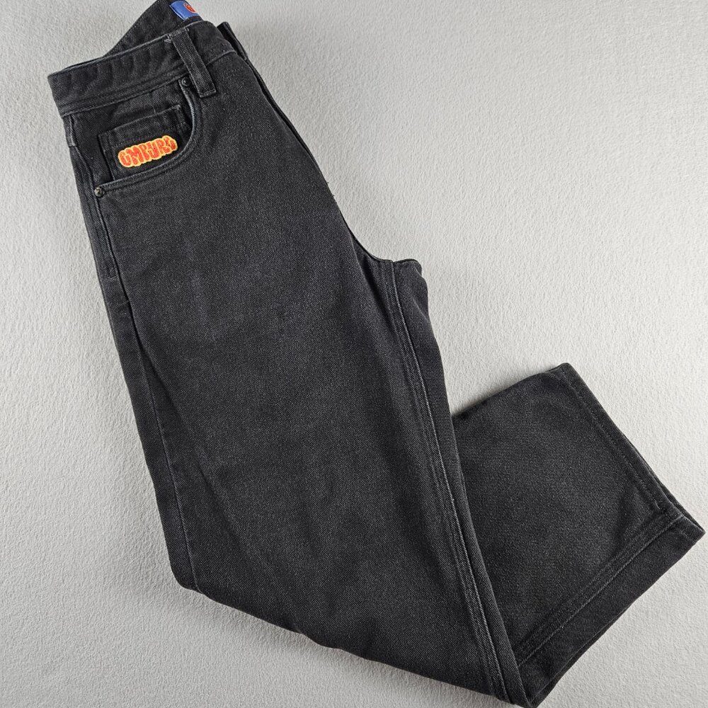 Empyre Black Denim Skater Men's Streetwear Baggy Jeans Size 28